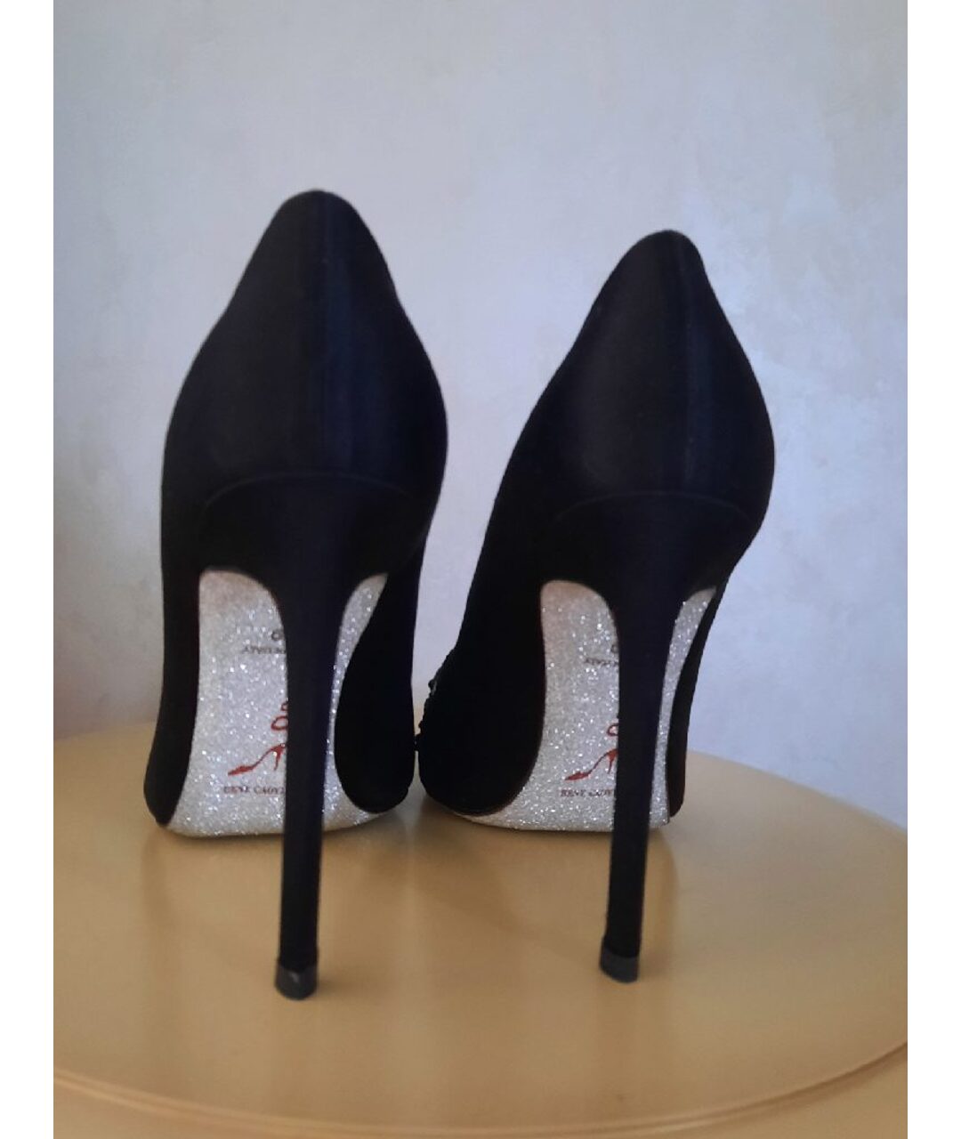 RENE CAOVILLA Черные кожаные туфли, фото 4