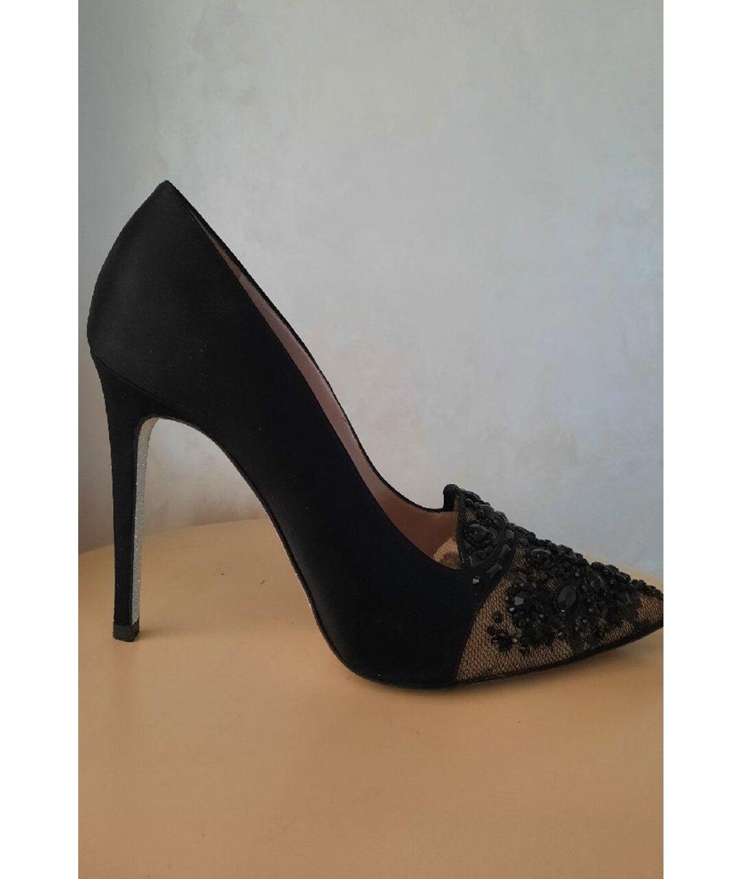 RENE CAOVILLA Черные кожаные туфли, фото 5