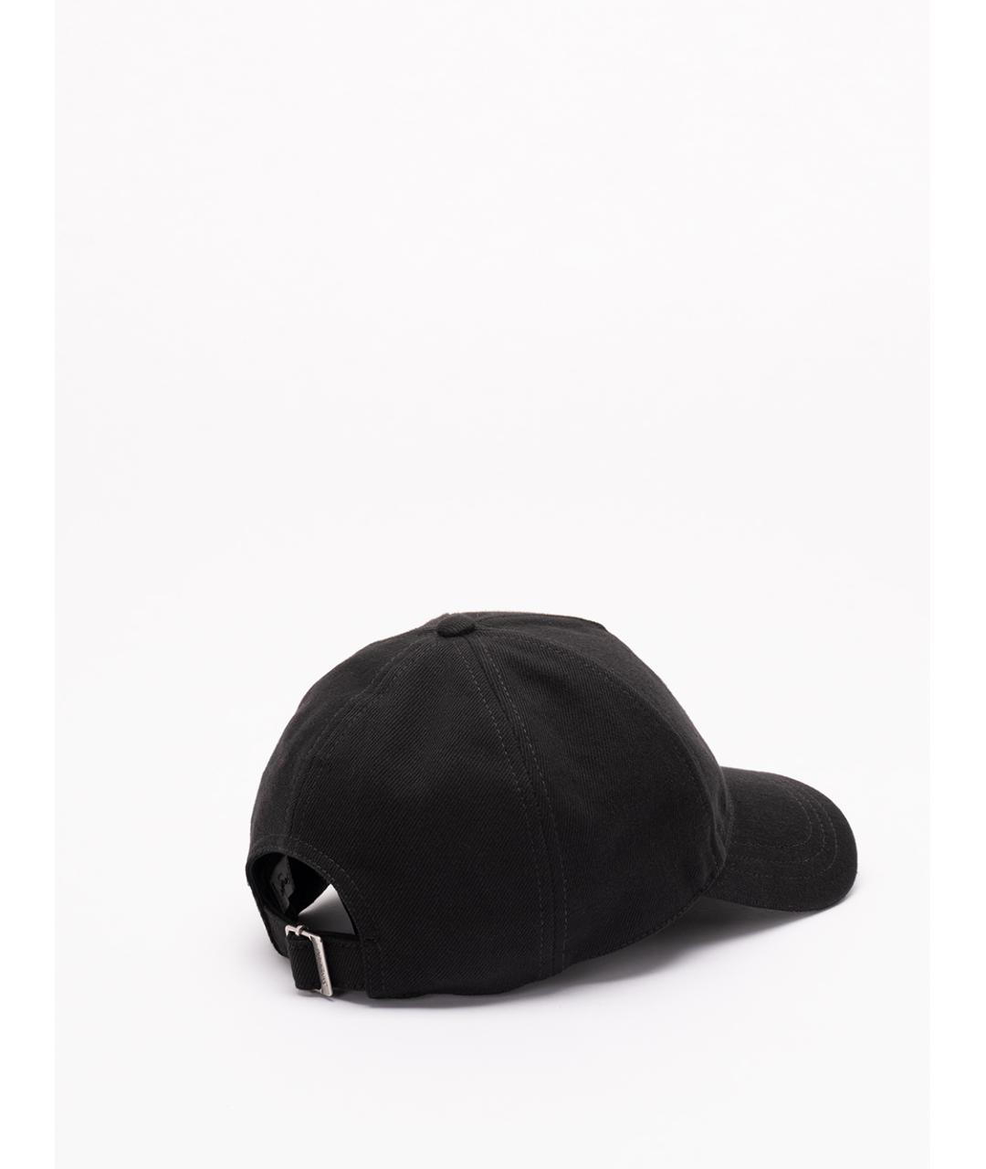 SAINT LAURENT Черная хлопковая кепка/бейсболка, фото 2