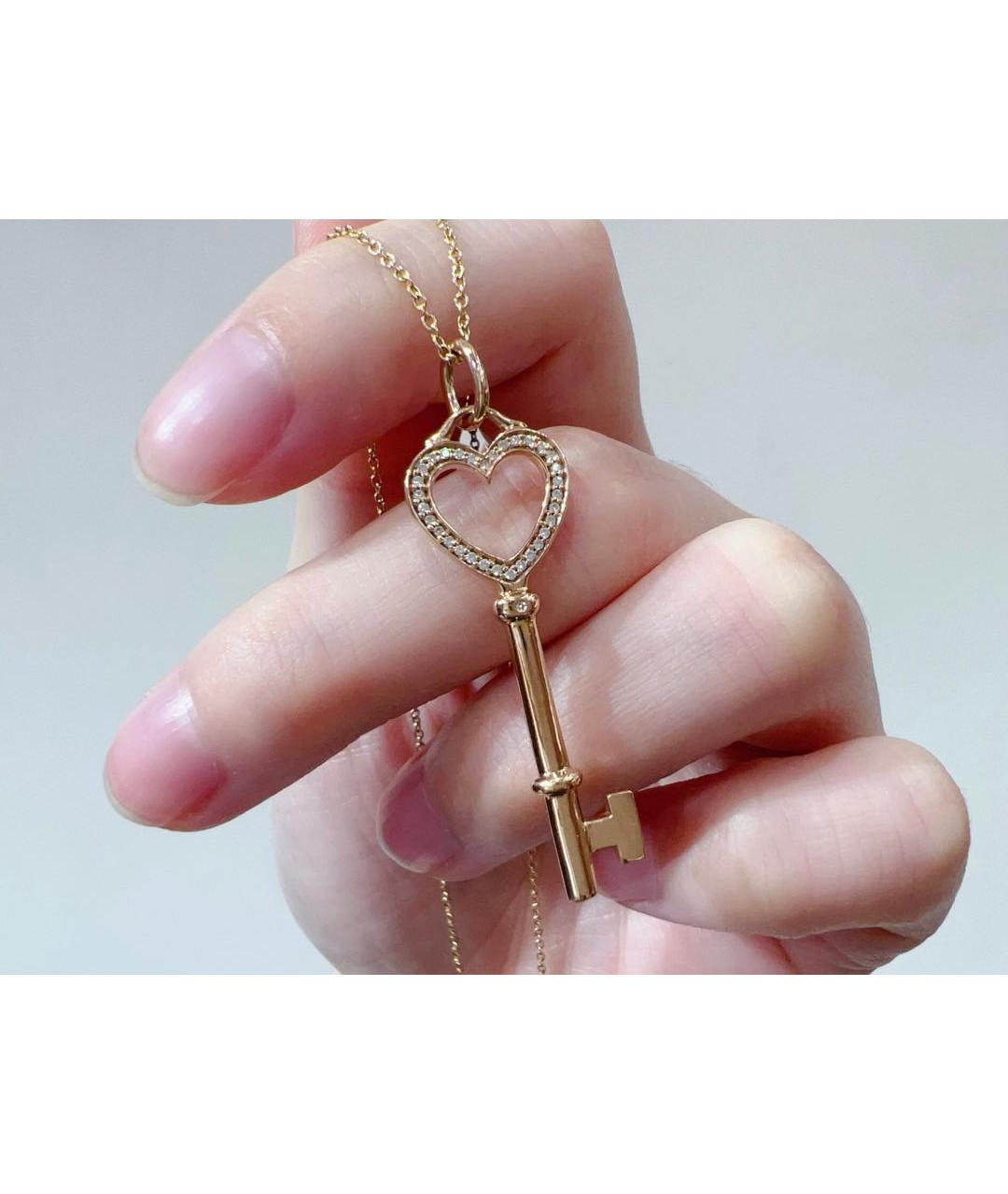 TIFFANY&CO Розовое колье из розового золота, фото 2