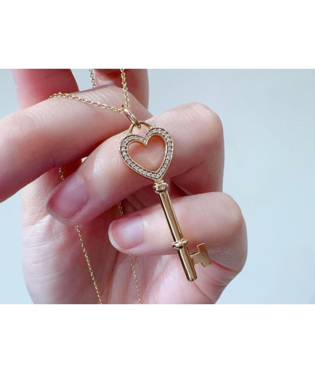 TIFFANY&CO Розовое колье из розового золота, фото 3