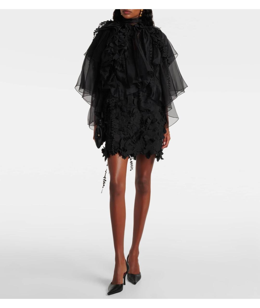 ZIMMERMANN Черное вискозное коктейльное платье, фото 2