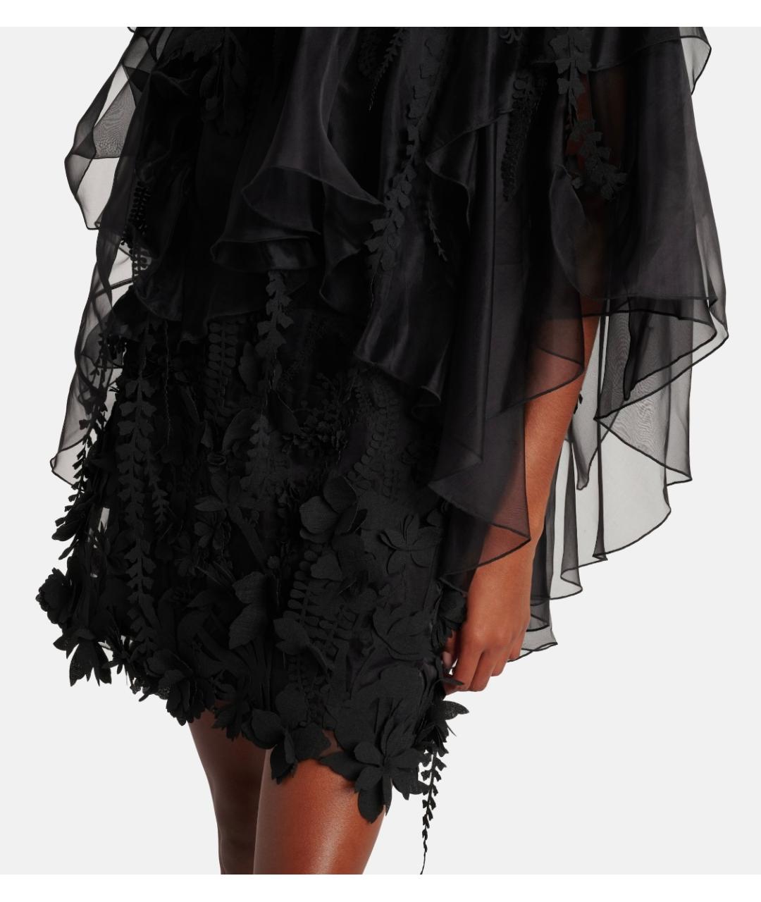 ZIMMERMANN Черное вискозное коктейльное платье, фото 5