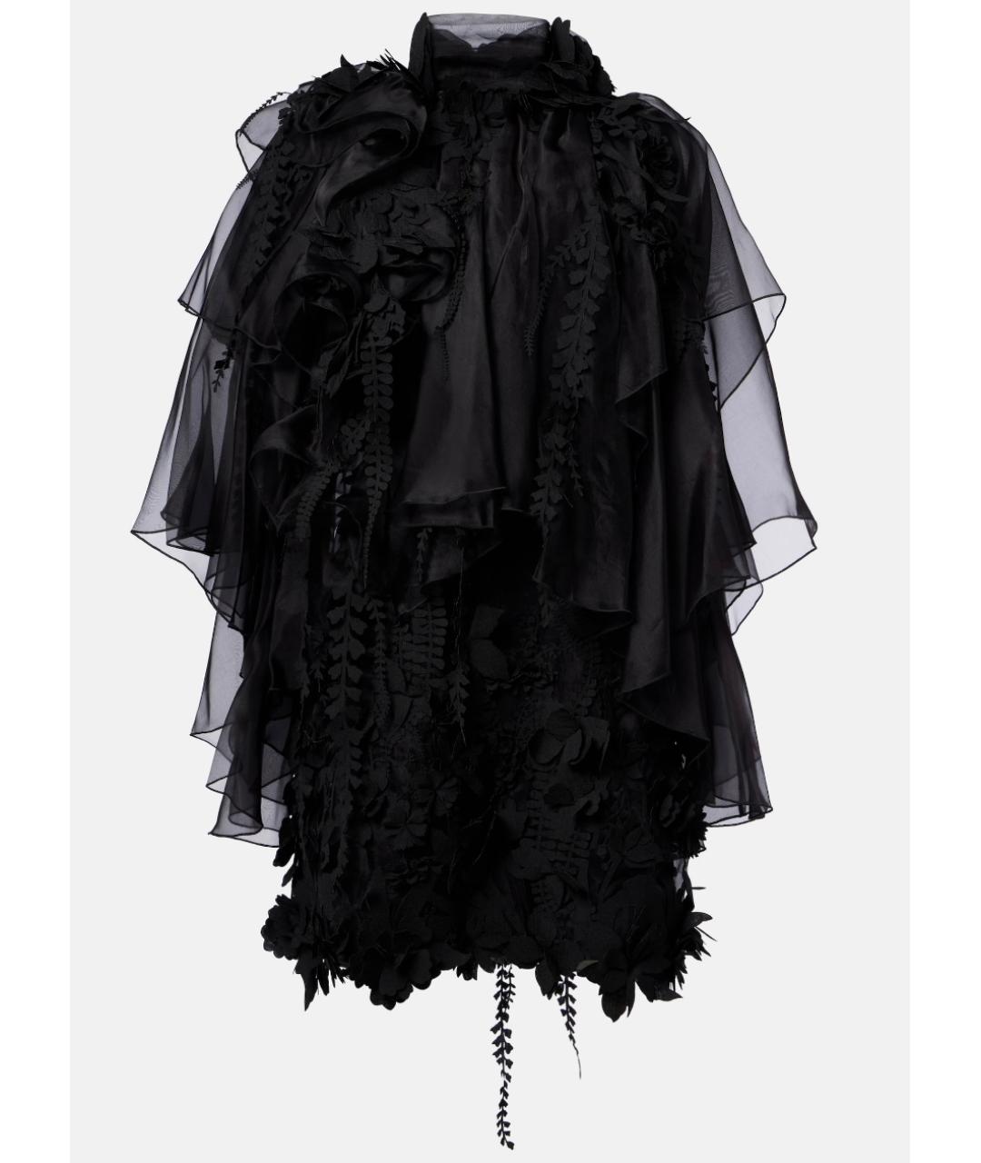 ZIMMERMANN Черное вискозное коктейльное платье, фото 6