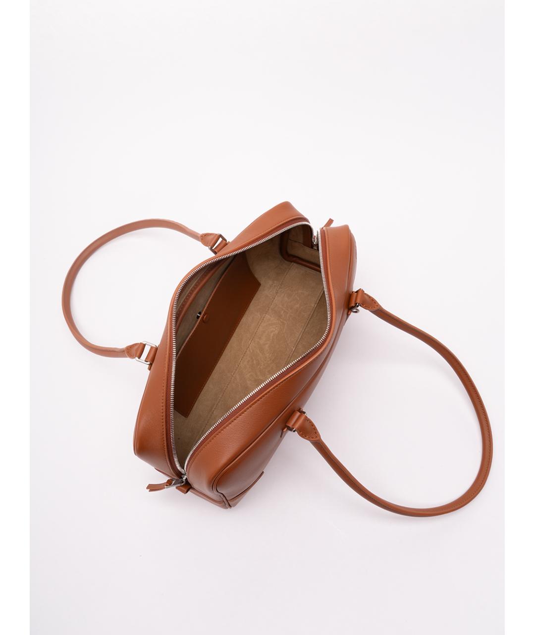 LOEWE Коричневая кожаная сумка через плечо, фото 7