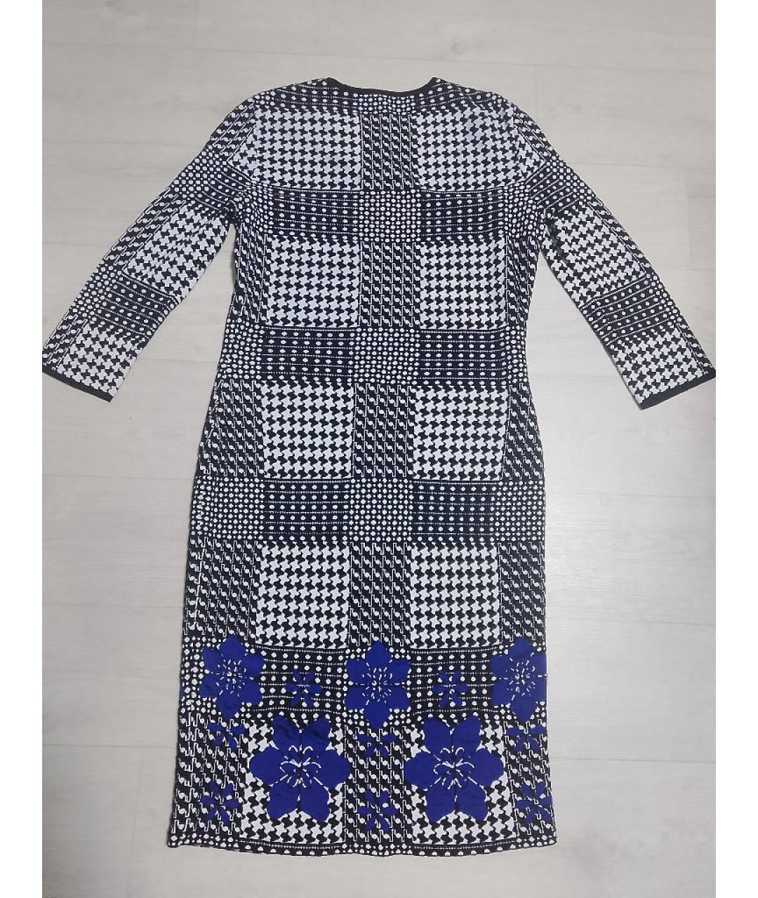 ALEXANDER MCQUEEN Черное вискозное повседневное платье, фото 2