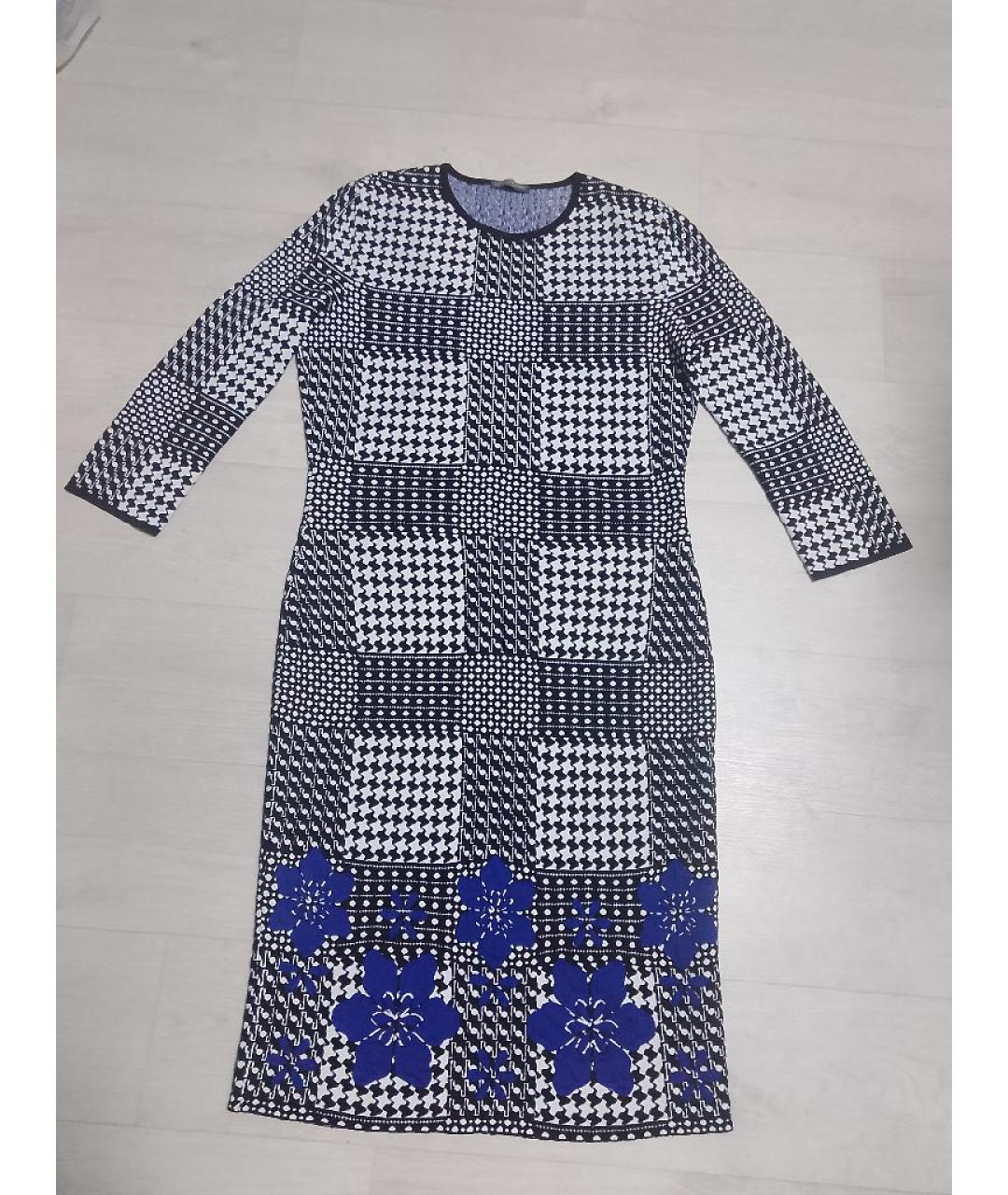 ALEXANDER MCQUEEN Черное вискозное повседневное платье, фото 6