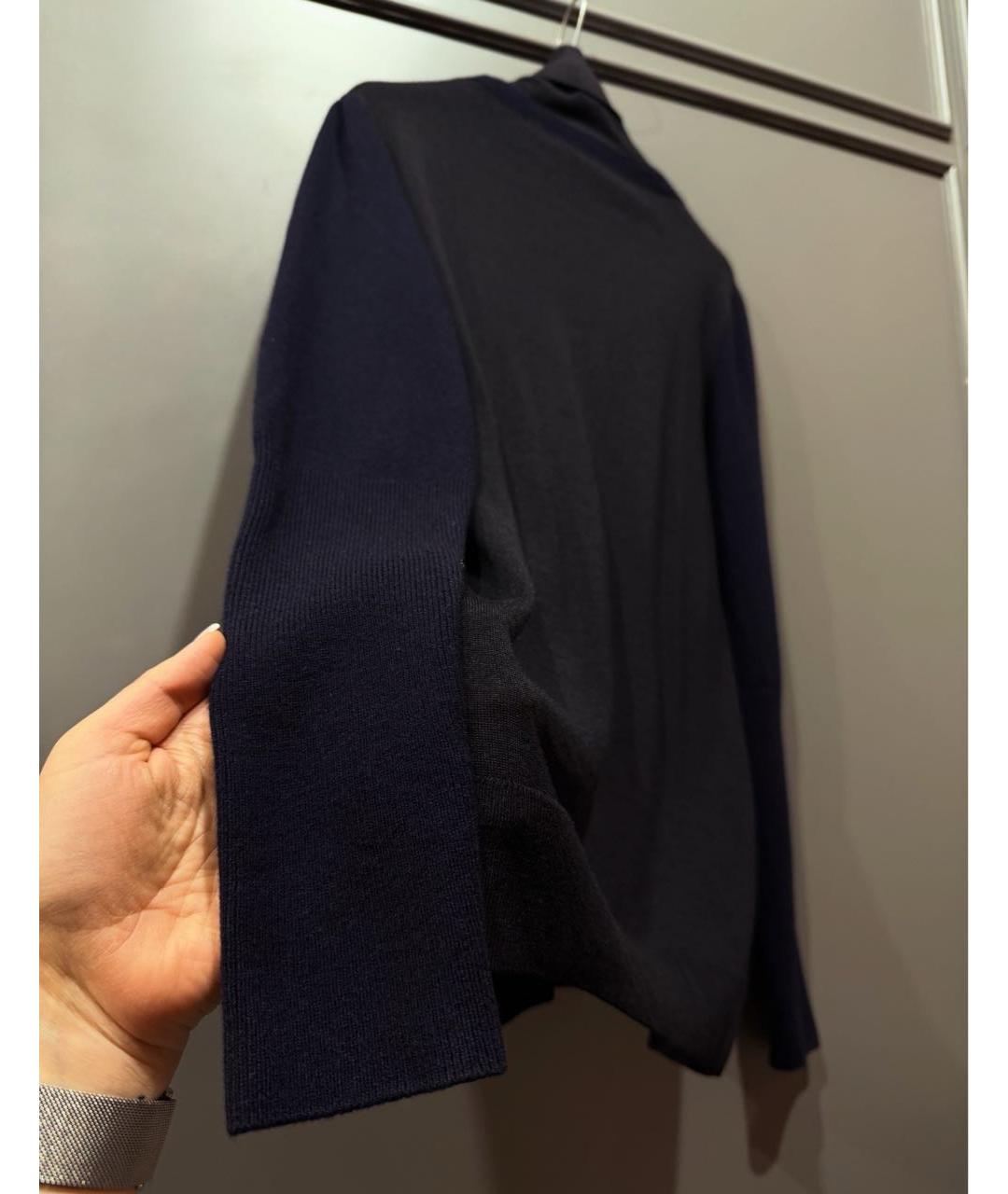 LOUIS VUITTON Темно-синяя шерстяная водолазка, фото 2