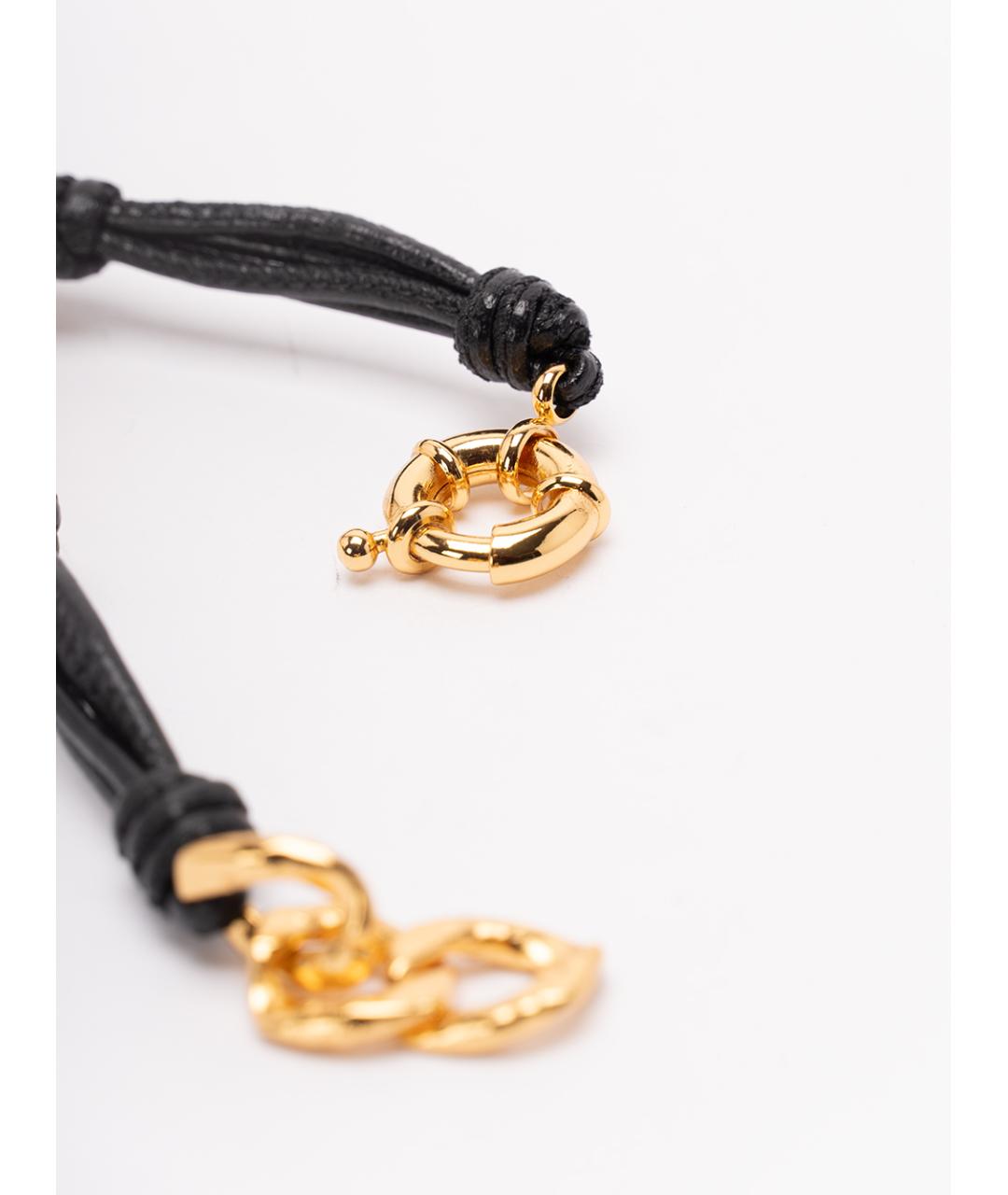 SAINT LAURENT Черный браслет, фото 4