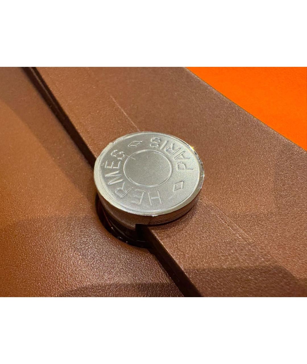 HERMES Оранжевая сумка через плечо, фото 3