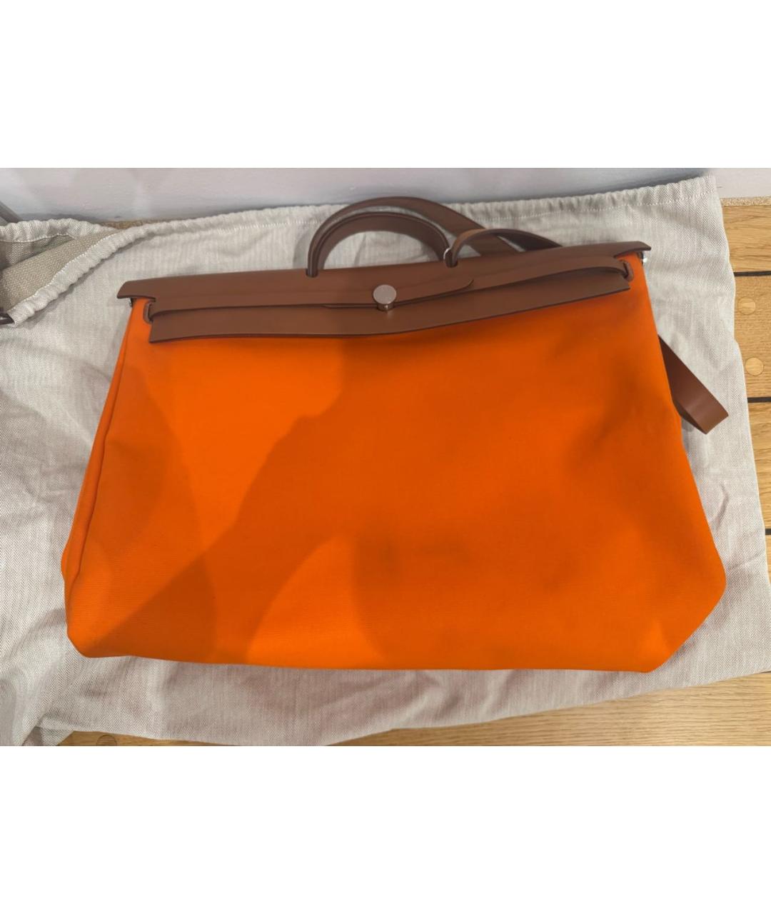 HERMES Оранжевая сумка через плечо, фото 2