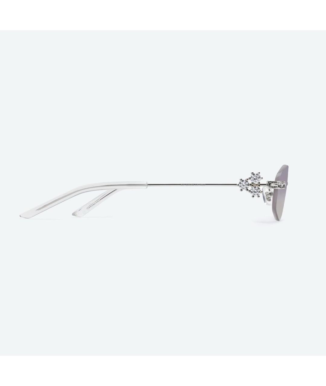 GENTLE MONSTER Серебряные металлические солнцезащитные очки, фото 3