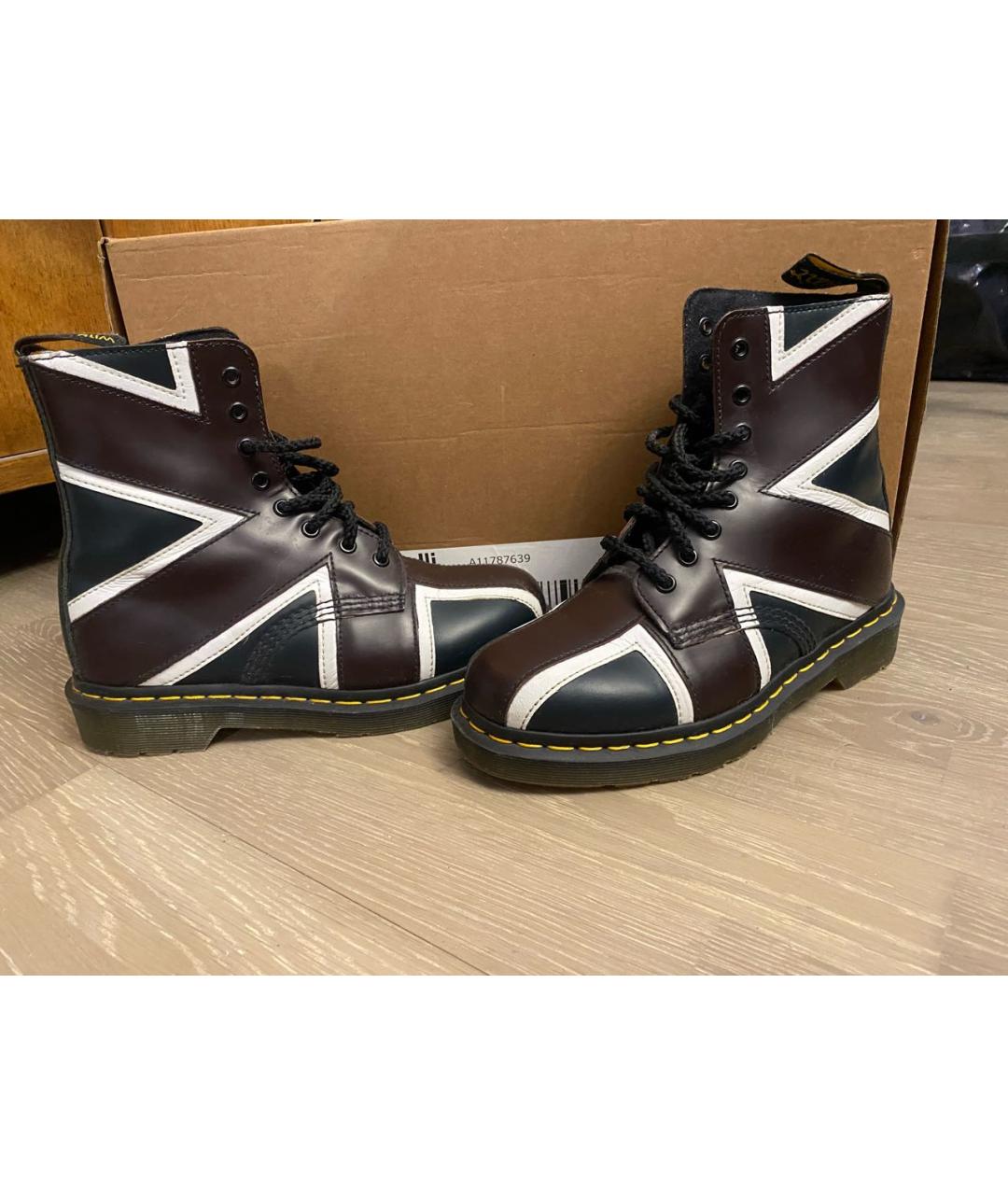 DR. MARTENS Мульти кожаные ботинки, фото 3