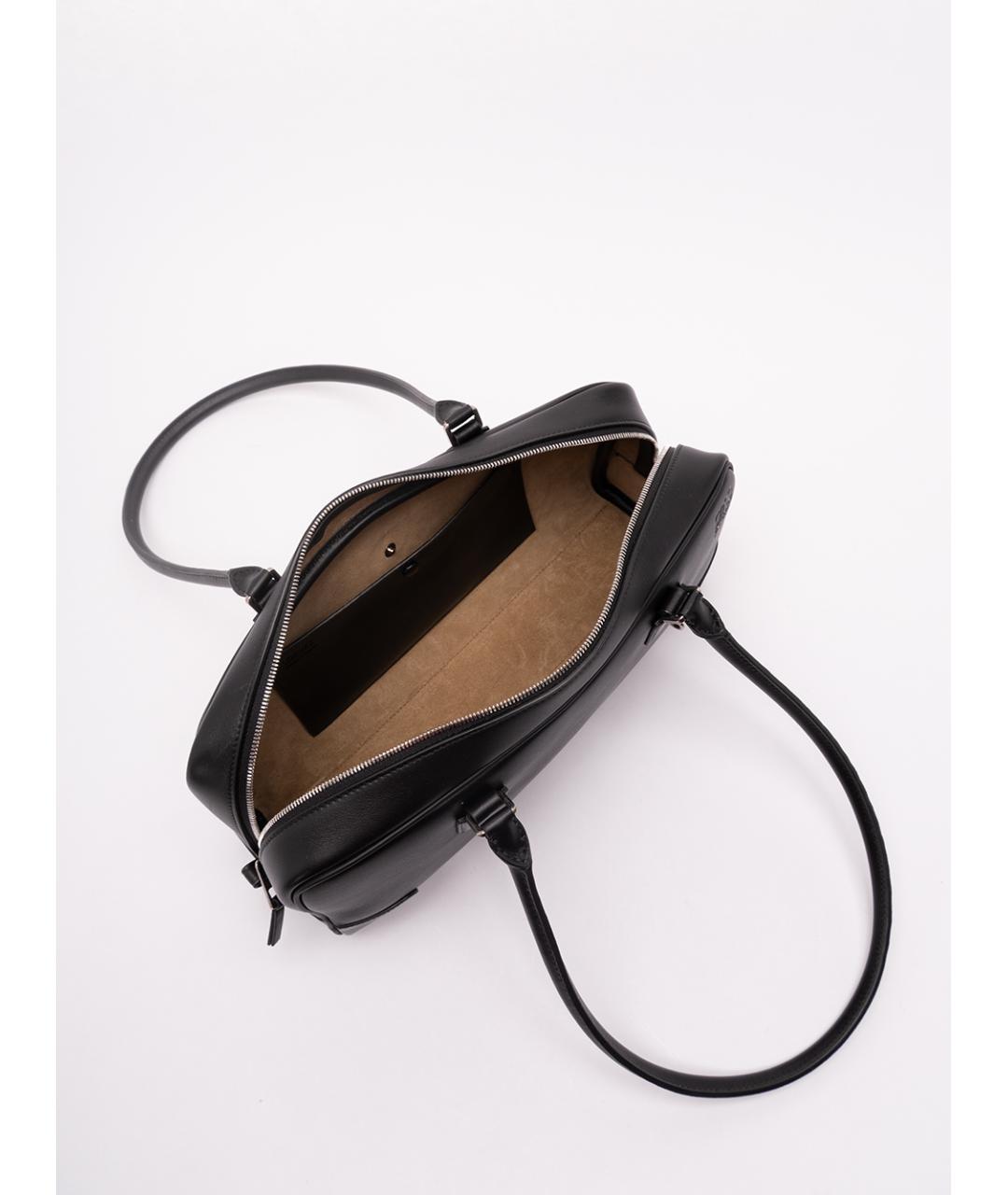 LOEWE Черная кожаная сумка через плечо, фото 7