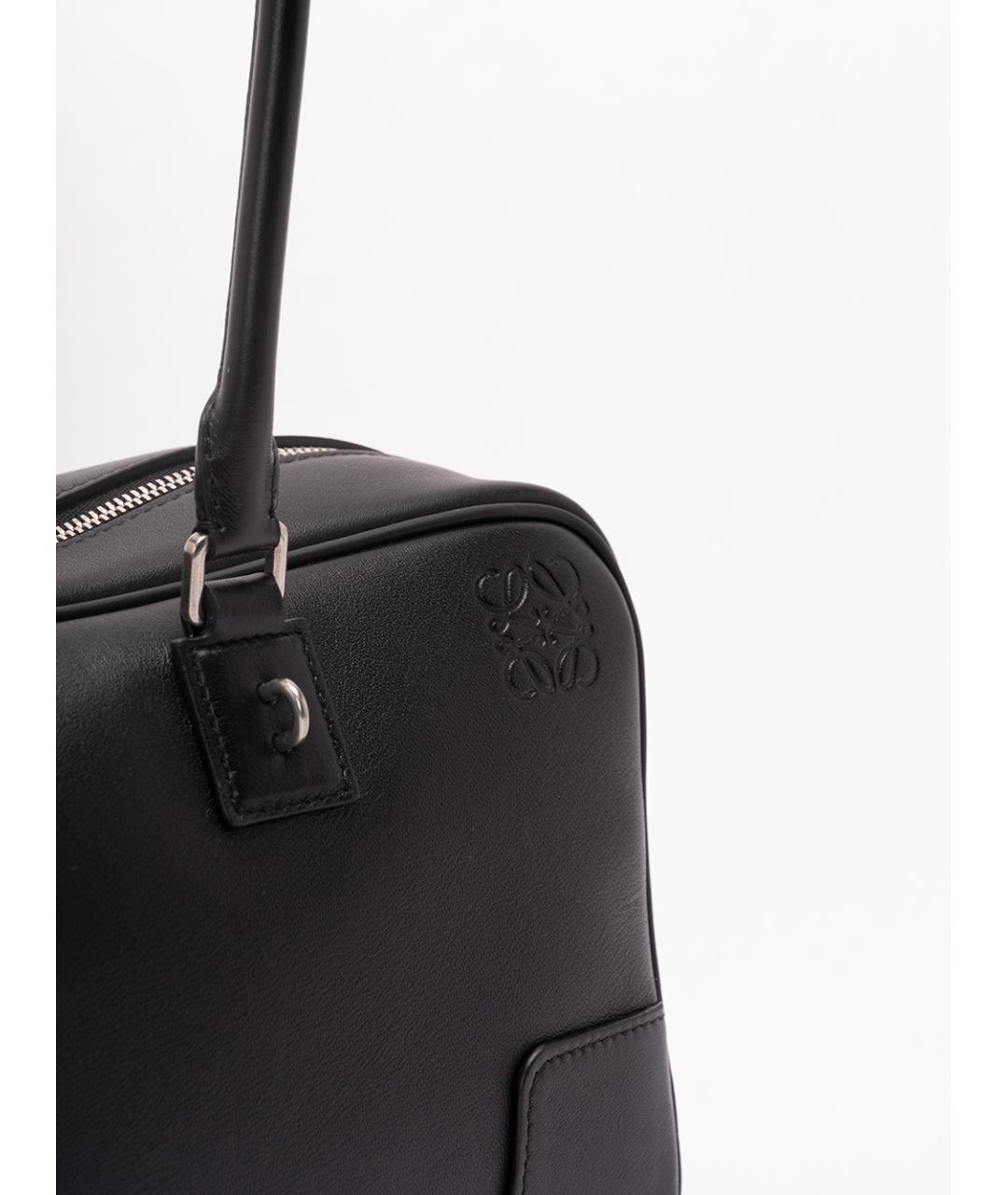 LOEWE Черная кожаная сумка через плечо, фото 6