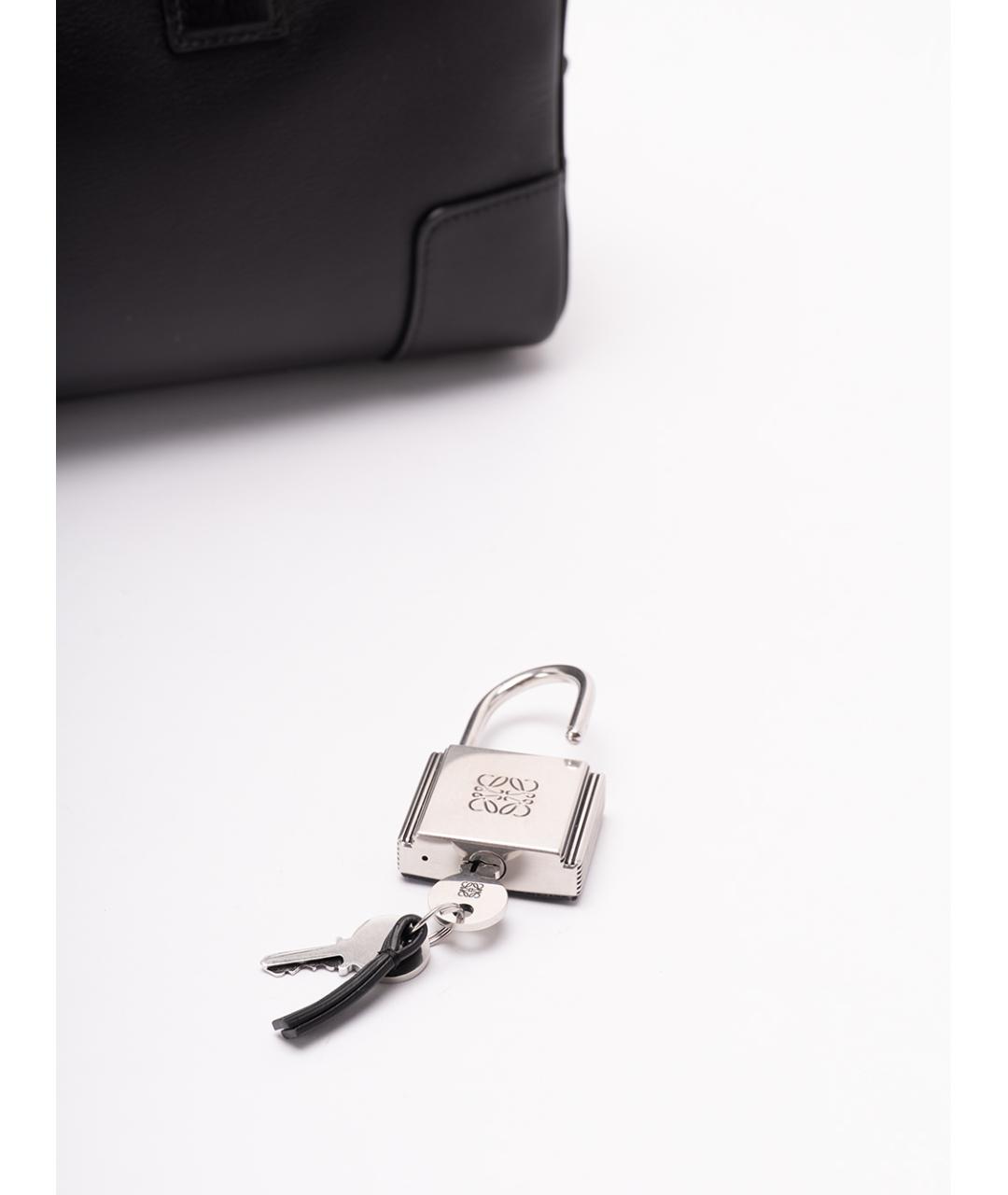 LOEWE Черная кожаная сумка через плечо, фото 5