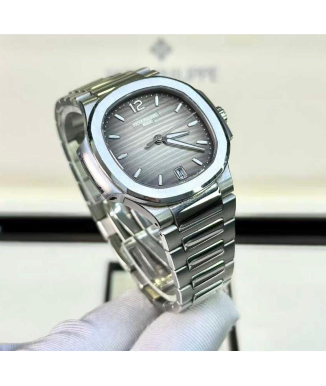 PATEK PHILIPPE Серебряные металлические часы, фото 5