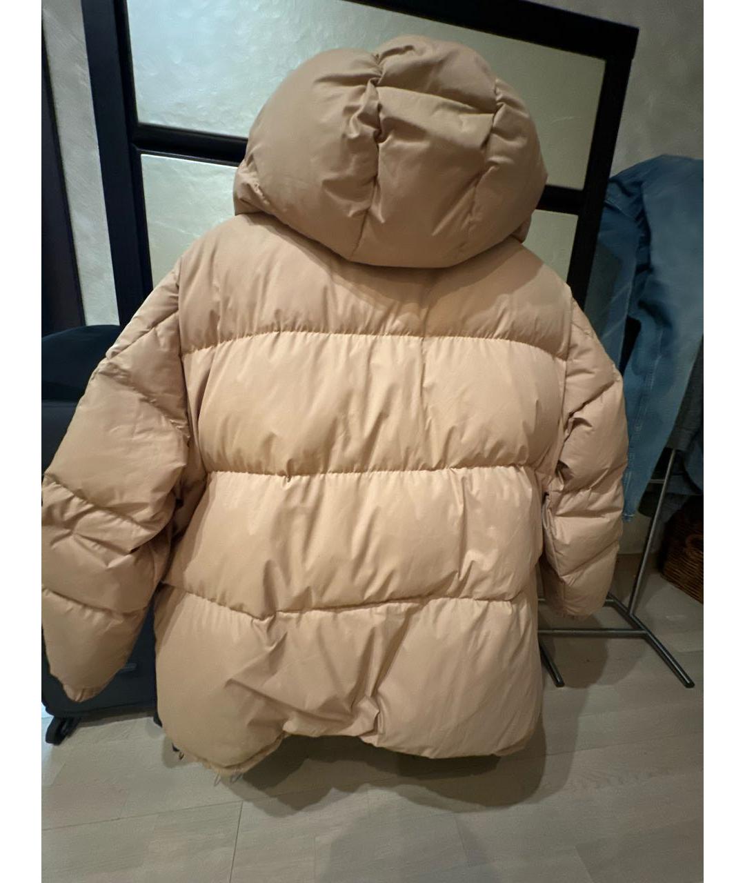 THE FRANKIE SHOP Коричневая полиэстеровая куртка, фото 2