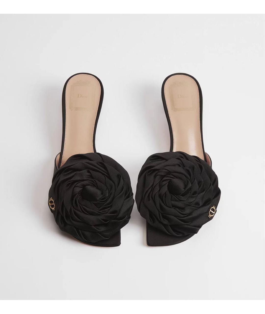 CHRISTIAN DIOR Черные босоножки, фото 2