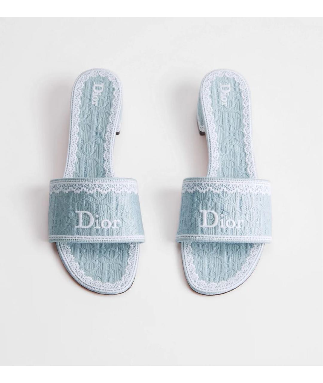 CHRISTIAN DIOR Голубые кеды, фото 2