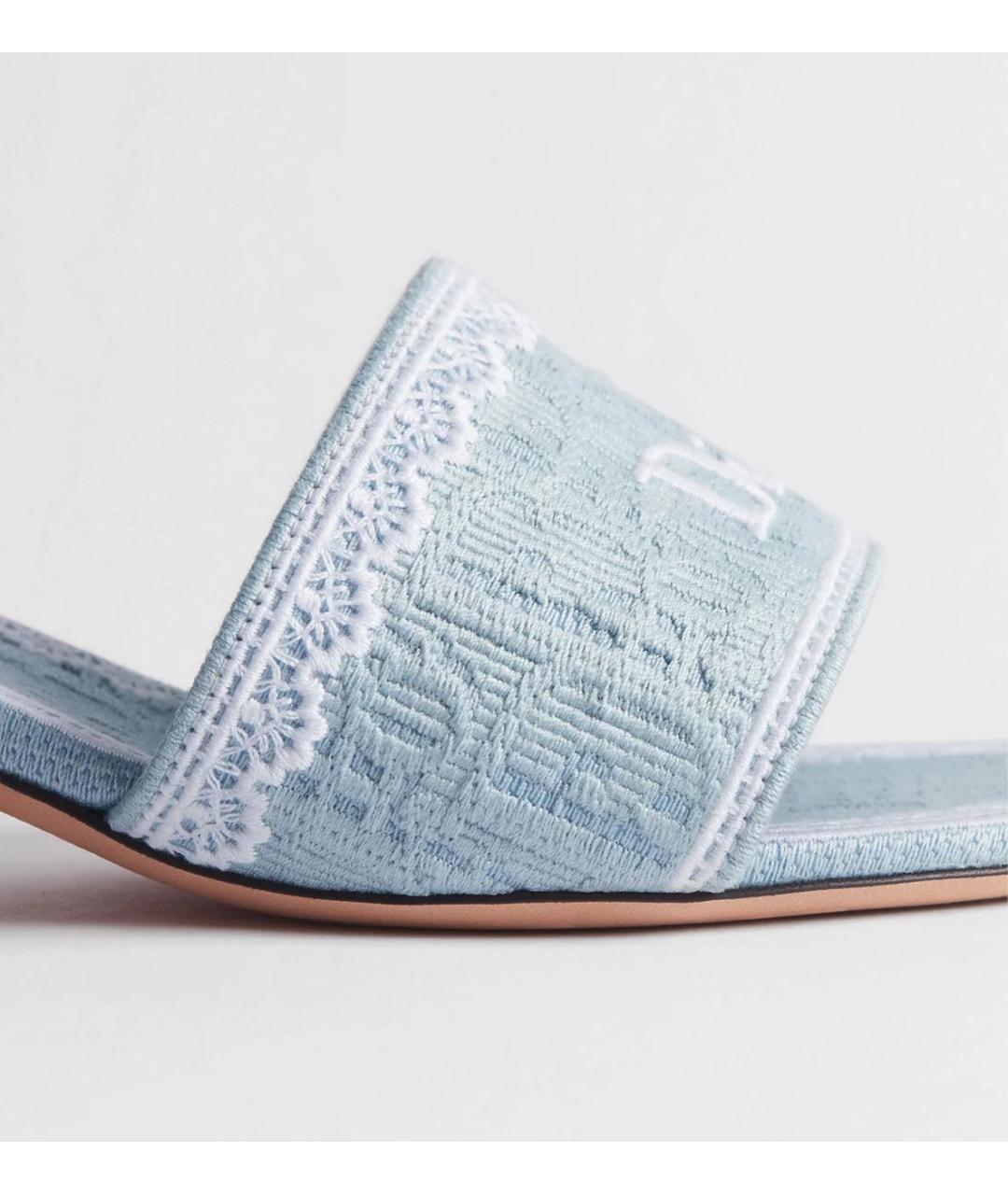 CHRISTIAN DIOR Голубые кеды, фото 4