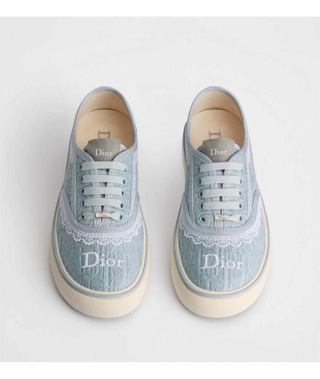 CHRISTIAN DIOR Голубые кеды, фото 3