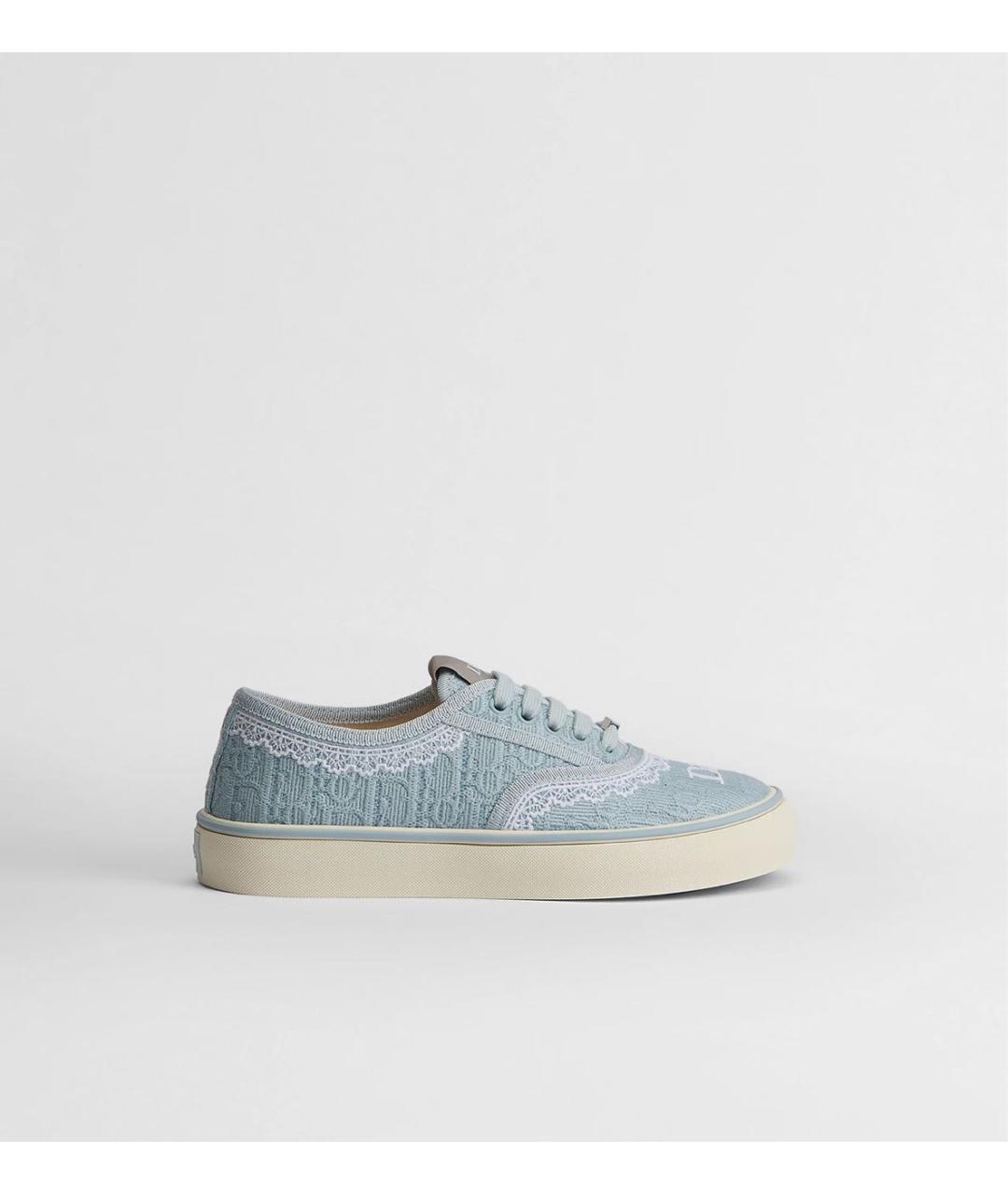 CHRISTIAN DIOR Голубые кеды, фото 5