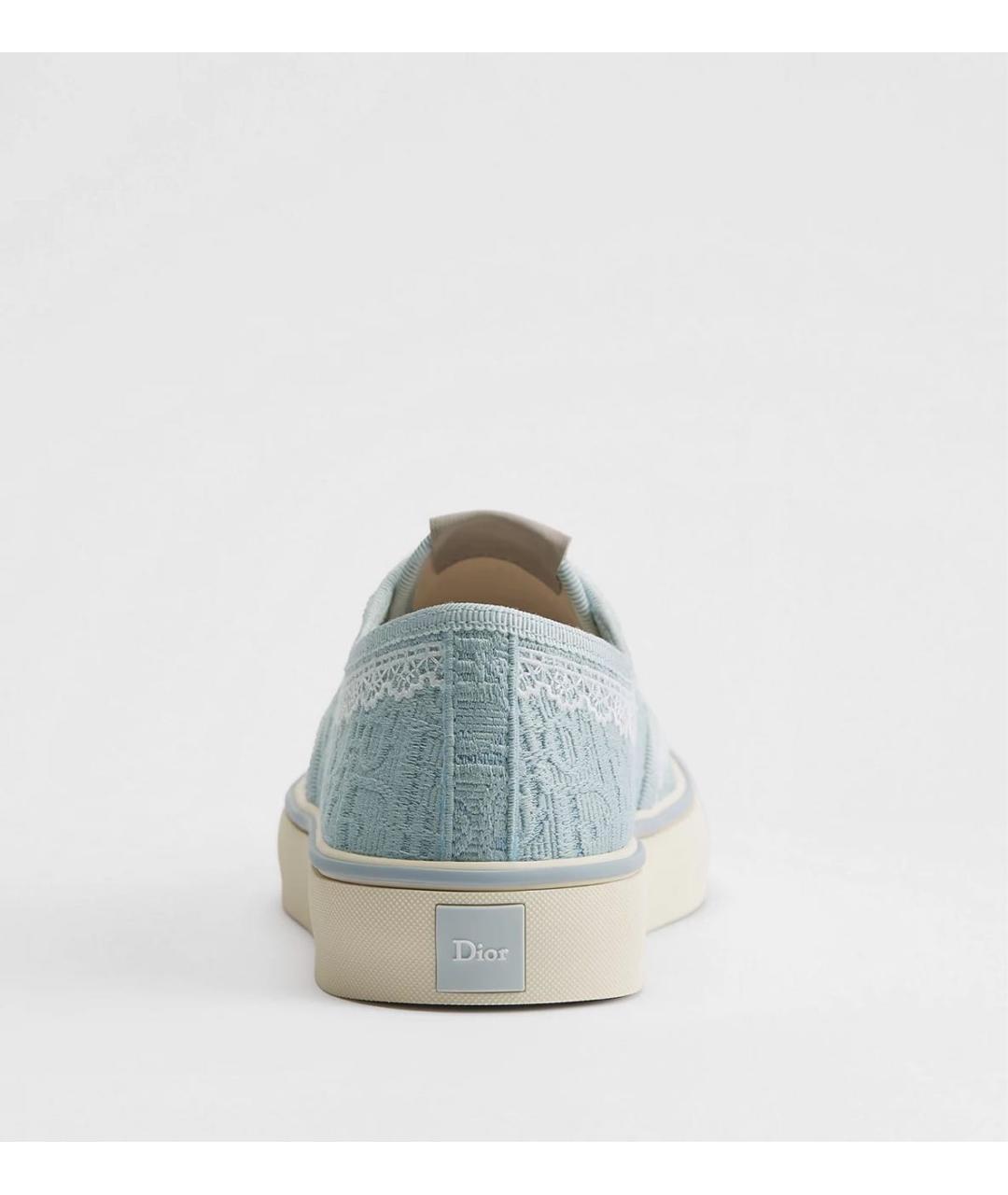 CHRISTIAN DIOR Голубые кеды, фото 4