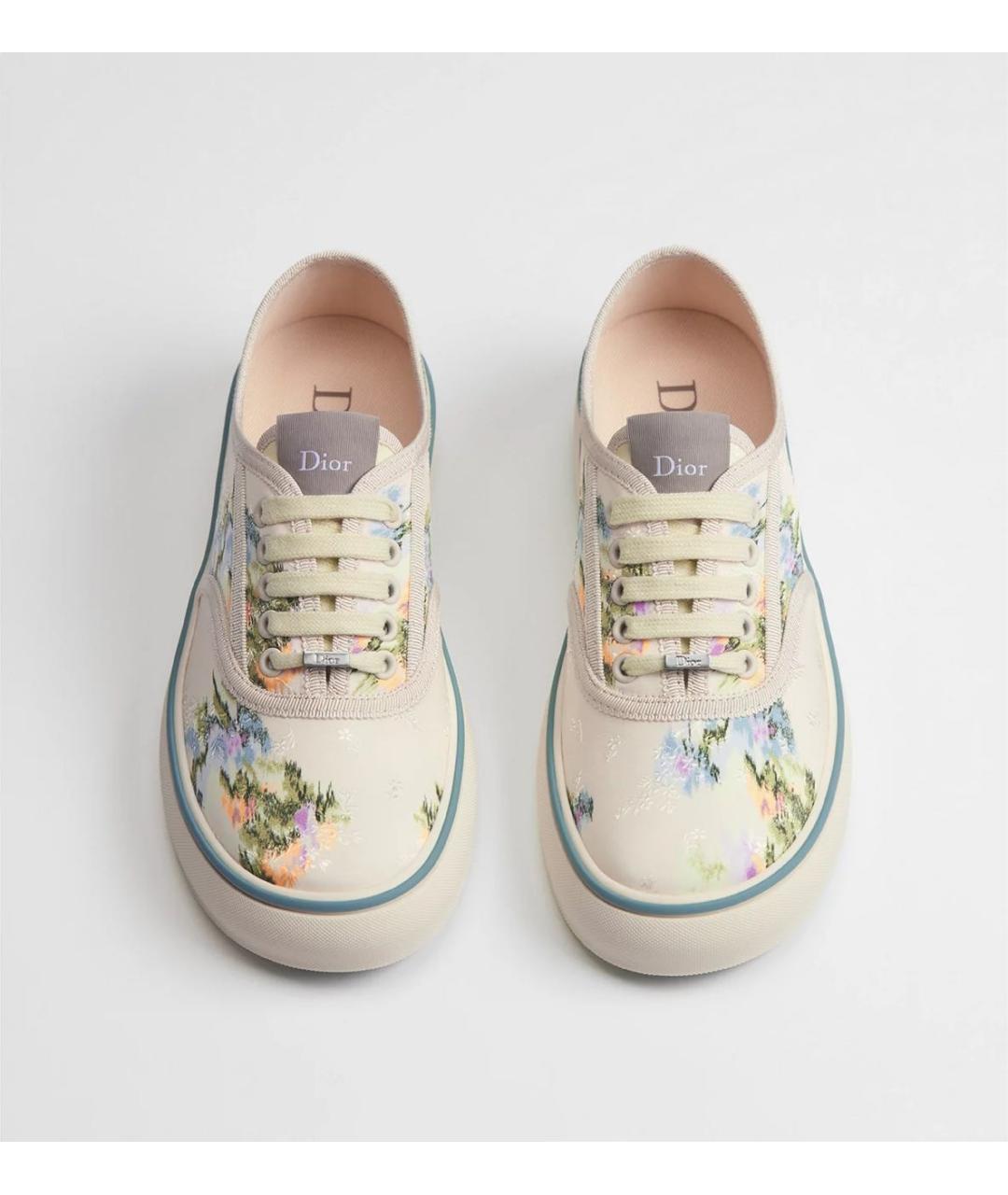 CHRISTIAN DIOR Бежевые кеды, фото 3