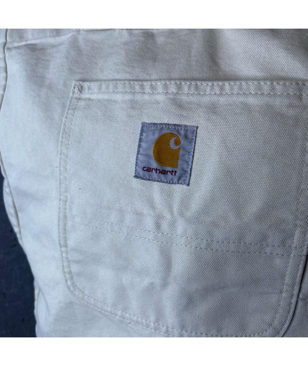 CARHARTT WIP Бежевая тканевая сумка тоут, фото 5