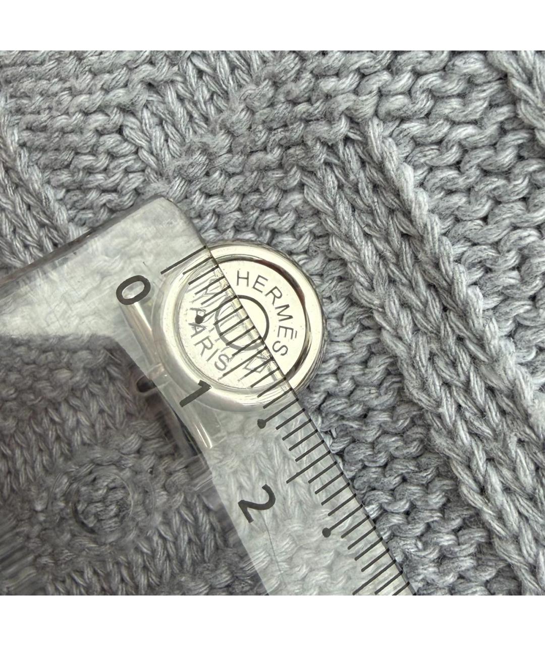 HERMES Серебряные серебряные запонки, фото 8