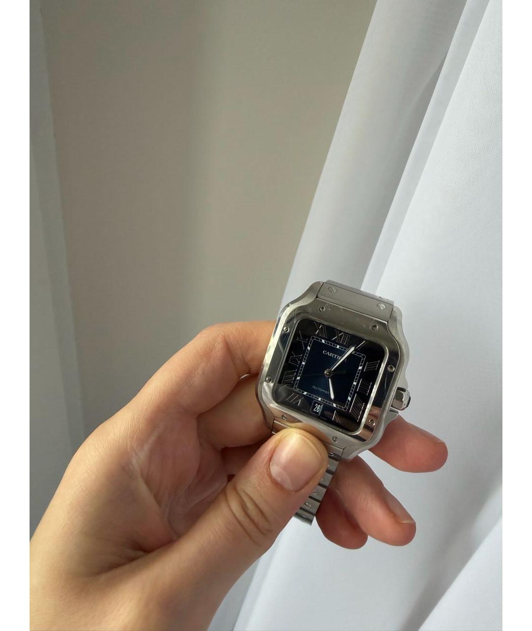 CARTIER Серебряные часы, фото 4