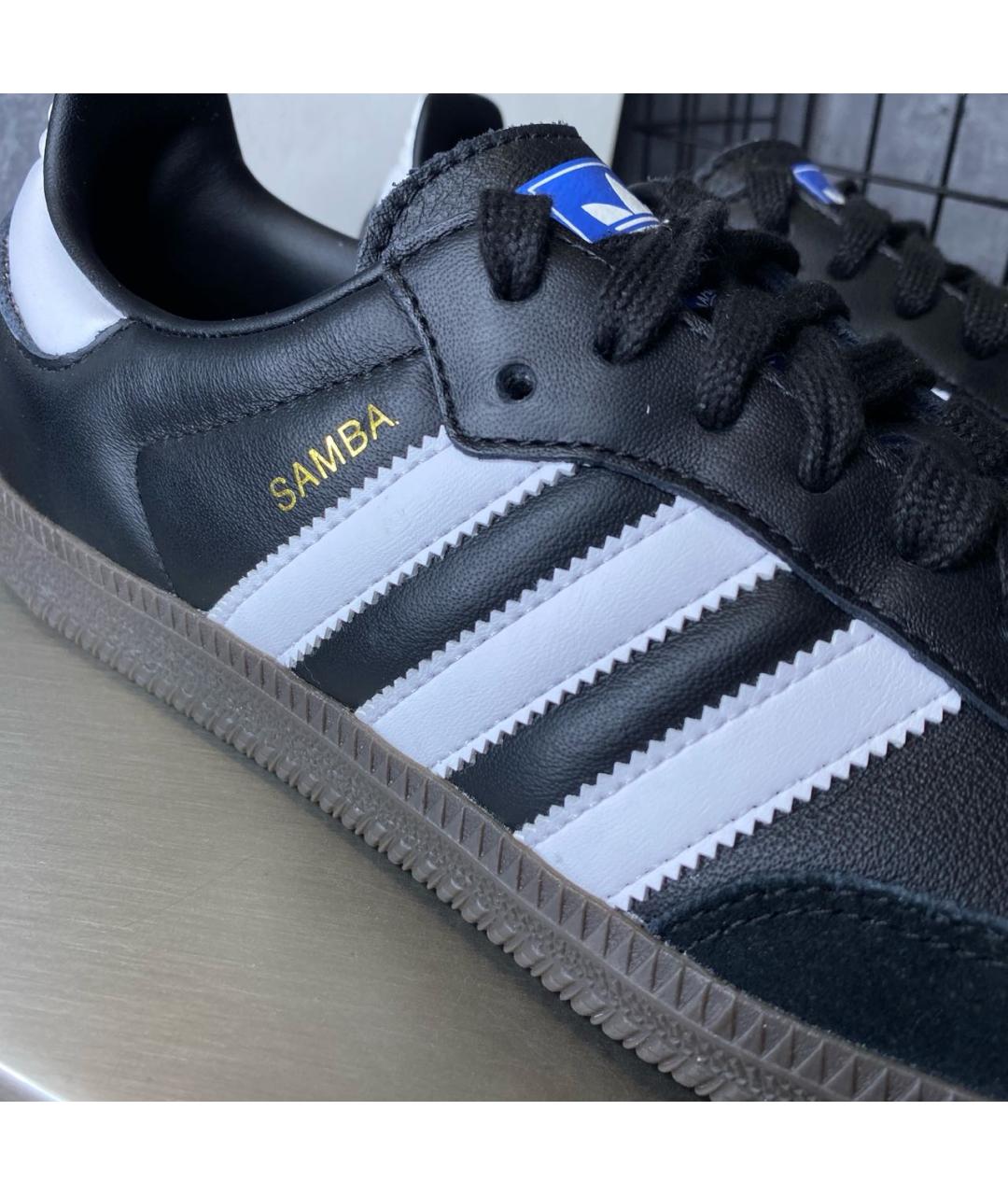 ADIDAS Черные кеды из искусственной кожи, фото 5