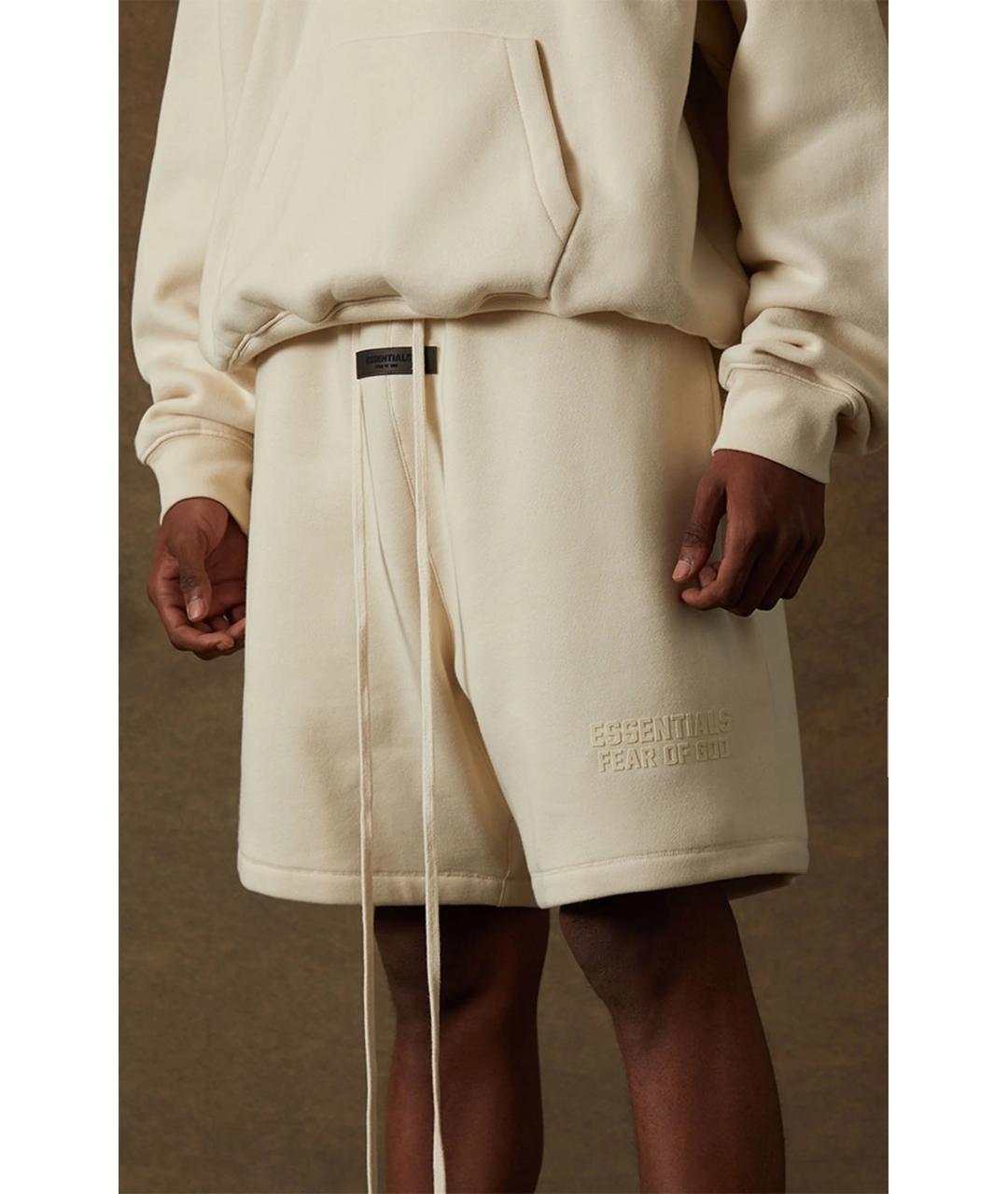 FEAR OF GOD ESSENTIALS Бежевые хлопковые шорты, фото 3