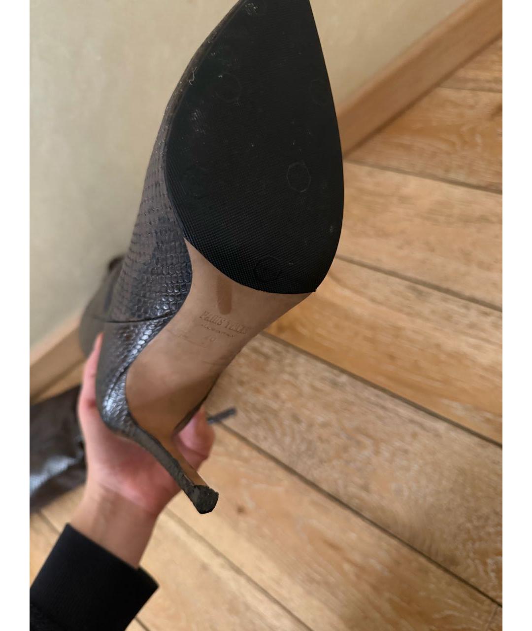 PARIS TEXAS Коричневые кожаные сапоги, фото 5