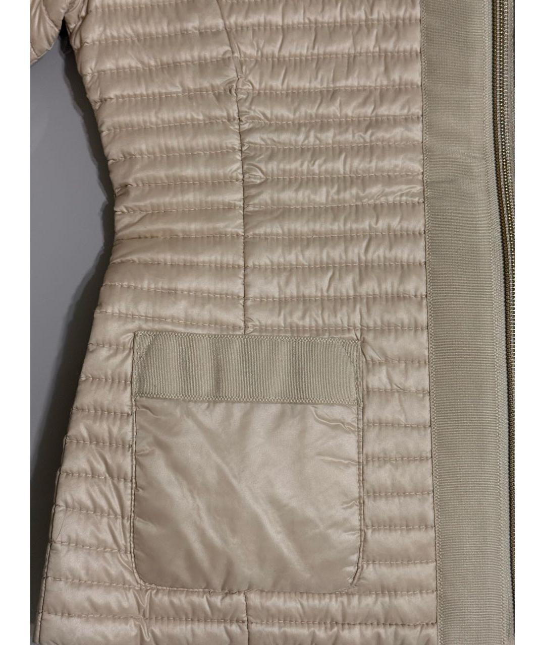 TRUSSARDI JEANS Бежевая полиамидовая куртка, фото 5