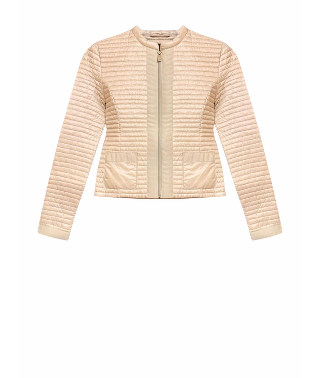 TRUSSARDI JEANS Бежевая полиамидовая куртка, фото 1