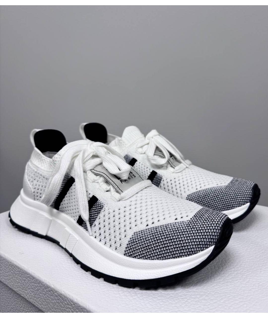 CHRISTIAN DIOR Белые текстильные кроссовки, фото 2