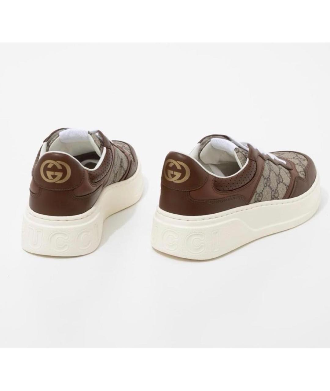 GUCCI Коричневые кроссовки, фото 3