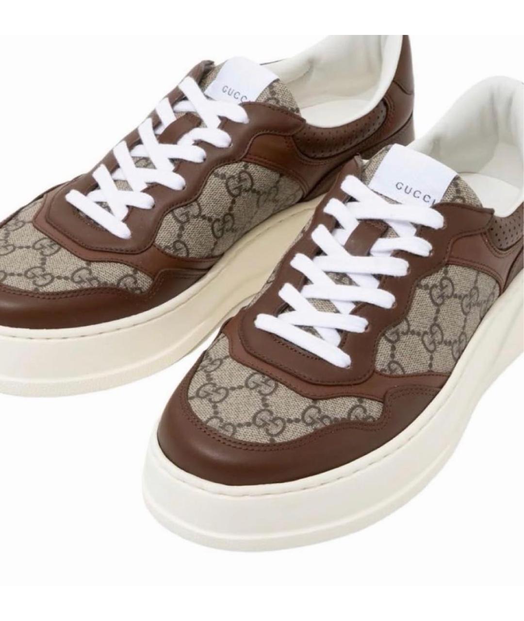 GUCCI Коричневые кроссовки, фото 2