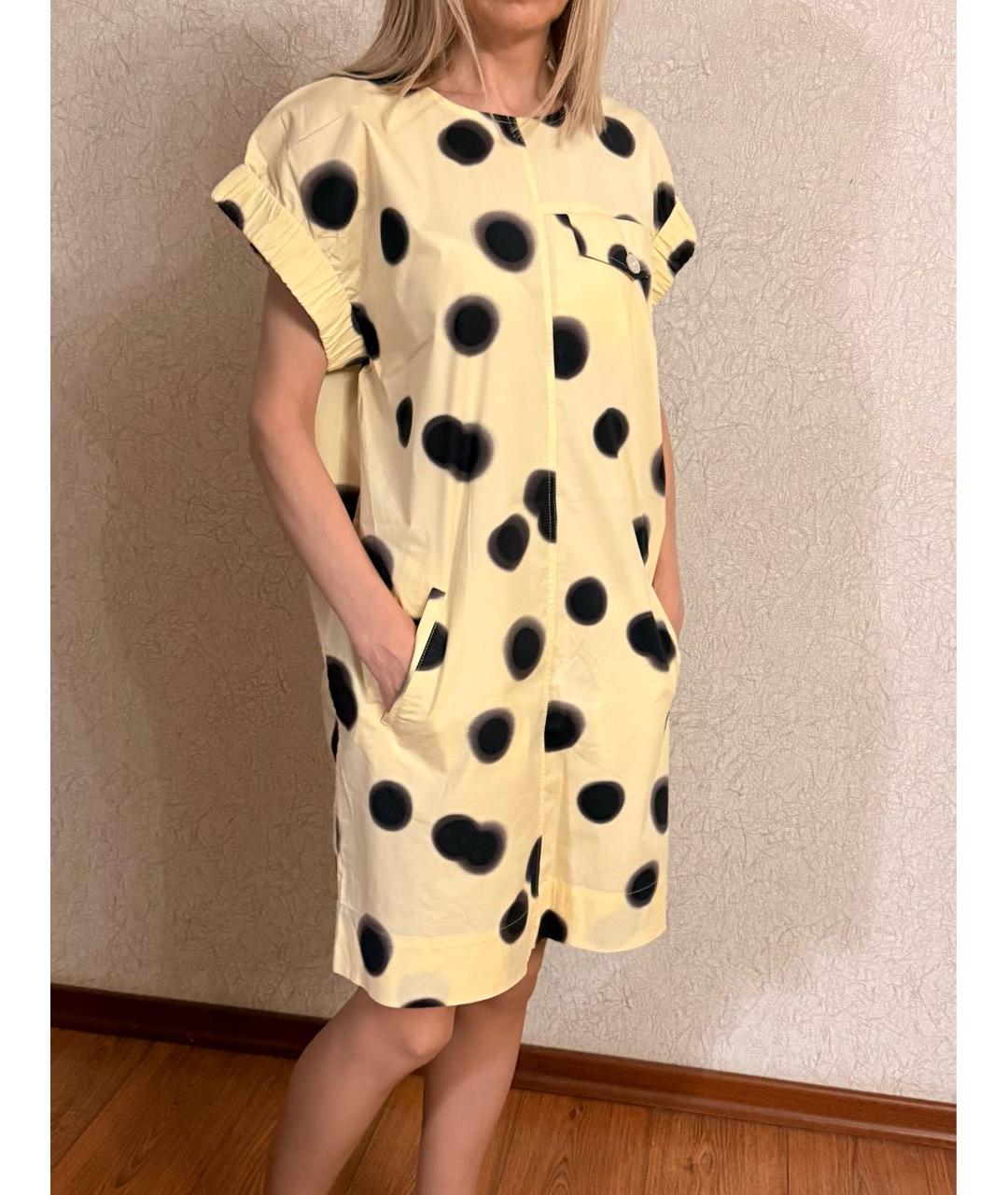 MARC BY MARC JACOBS Белое хлопковое повседневное платье, фото 7