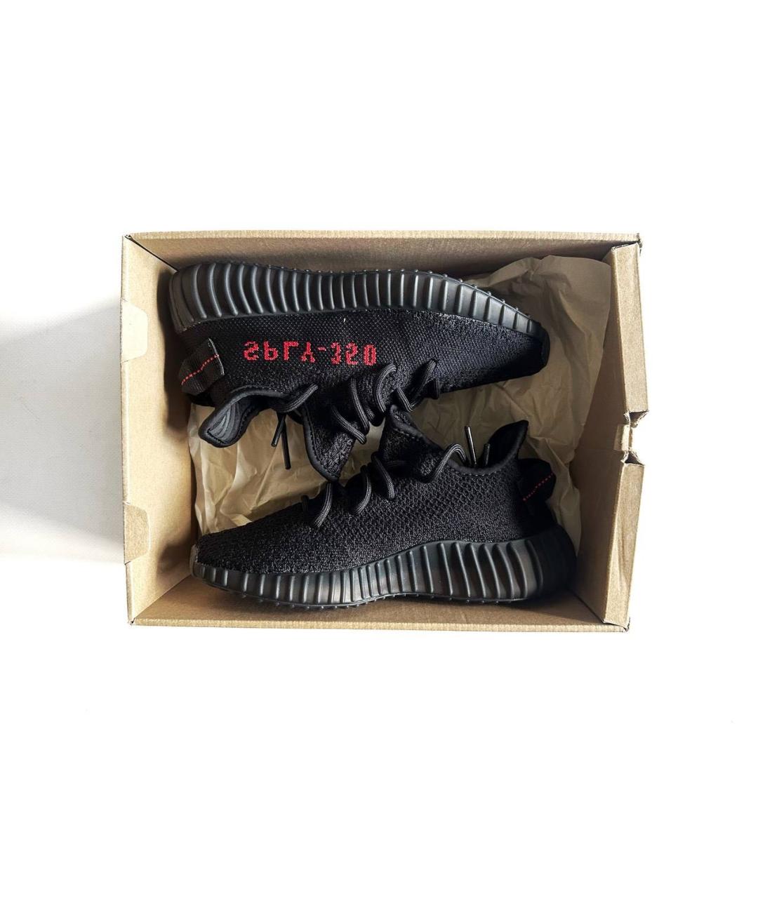 ADIDAS YEEZY Черные текстильные кроссовки, фото 3