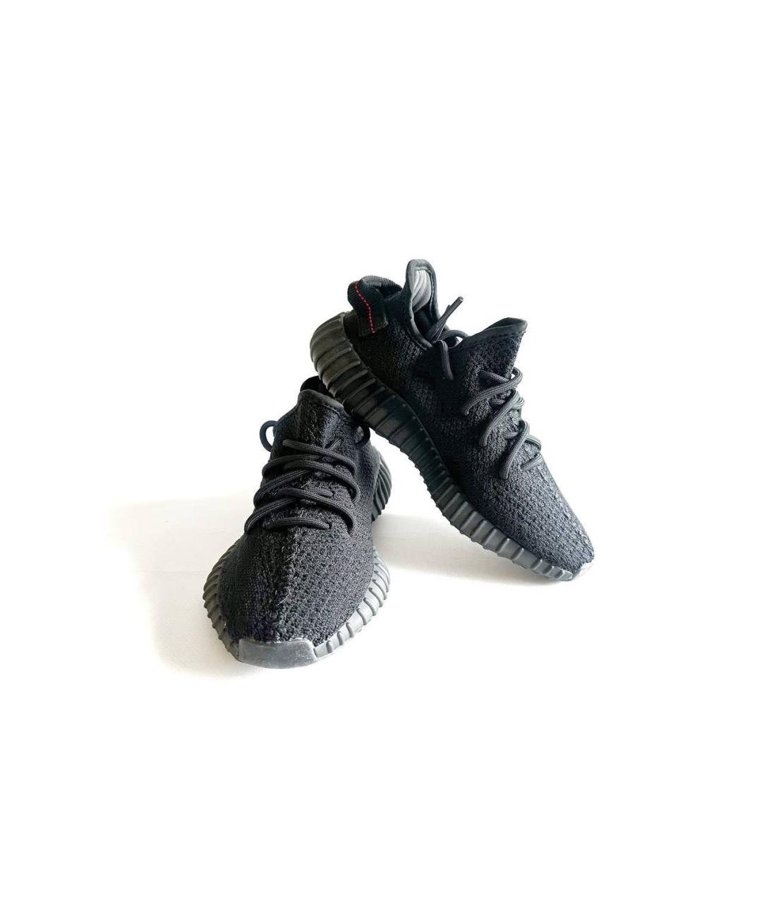 ADIDAS YEEZY Черные текстильные кроссовки, фото 2