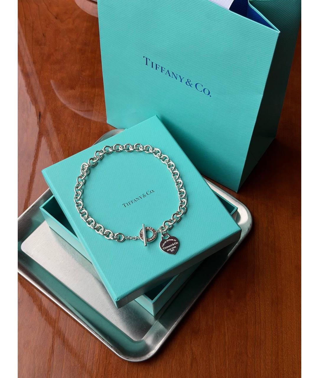 TIFFANY&CO Серебряное серебряное колье, фото 2