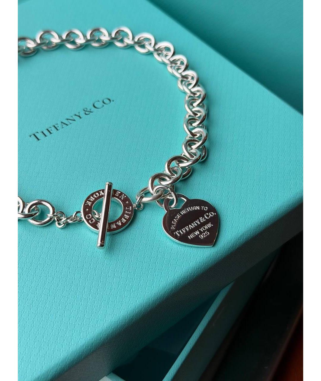 TIFFANY&CO Серебряное серебряное колье, фото 3