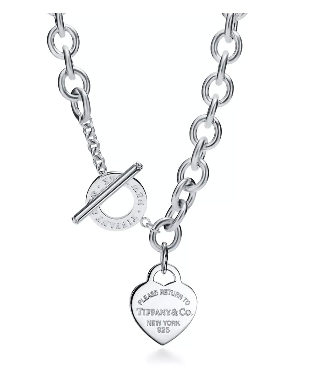 TIFFANY&CO Серебряное серебряное колье, фото 5