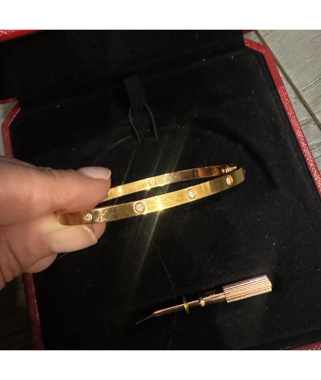 CARTIER Розовый браслет из розового золота, фото 4