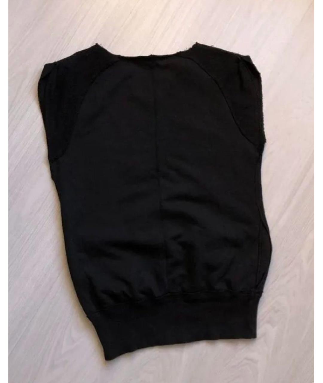 PIERRE BALMAIN Черная хлопковая жилетка, фото 2