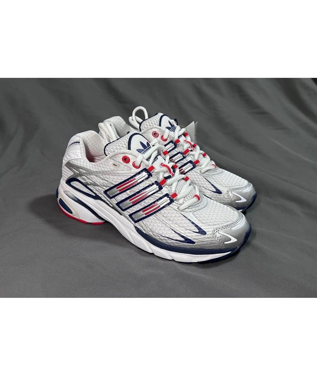 ADIDAS Белые текстильные кроссовки, фото 2