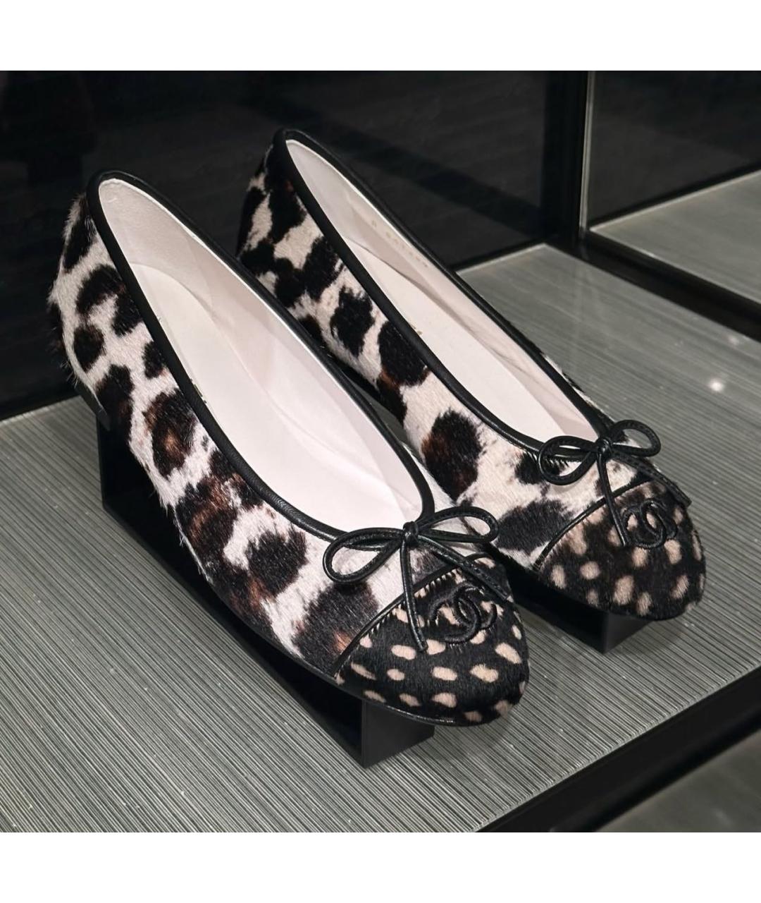 CHANEL Мульти текстильные балетки, фото 5